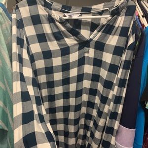 Plaid Top from Time and Tru